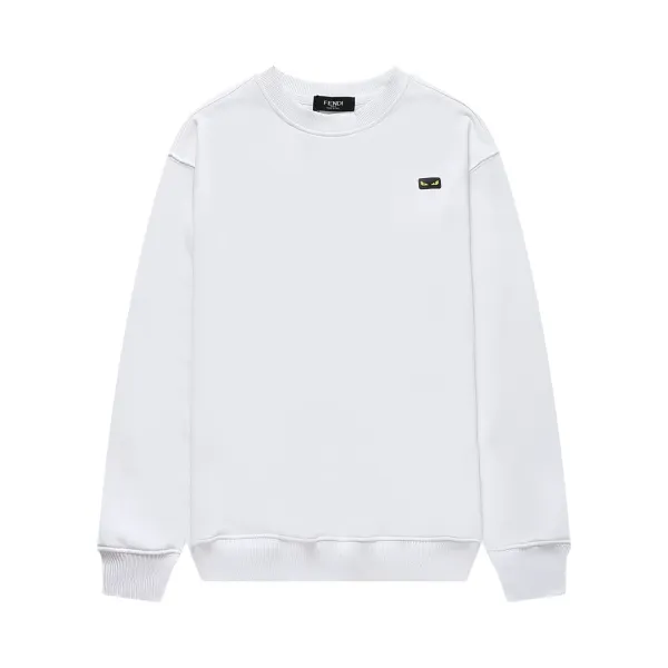 Fendi FF Logo Jacquard Sweater White - 10