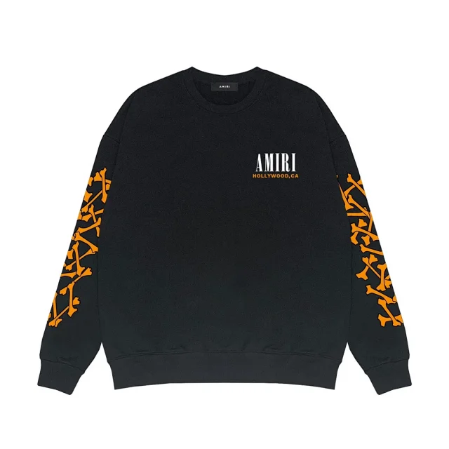 AMIRI Hoodies & Sweatshirts Crewneck logo graphic sweatshirt product detail image 11