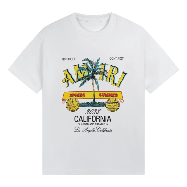 AMIRI T-Shirts Graphic crew-neck T-shirt product detail image 11