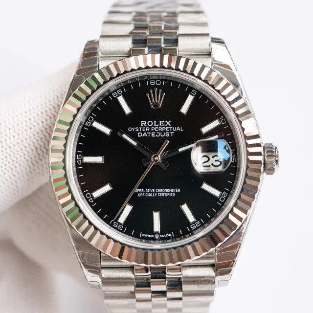 Rolex Watches Datejust two-tone stainless steel bracelet watch product detail image 12
