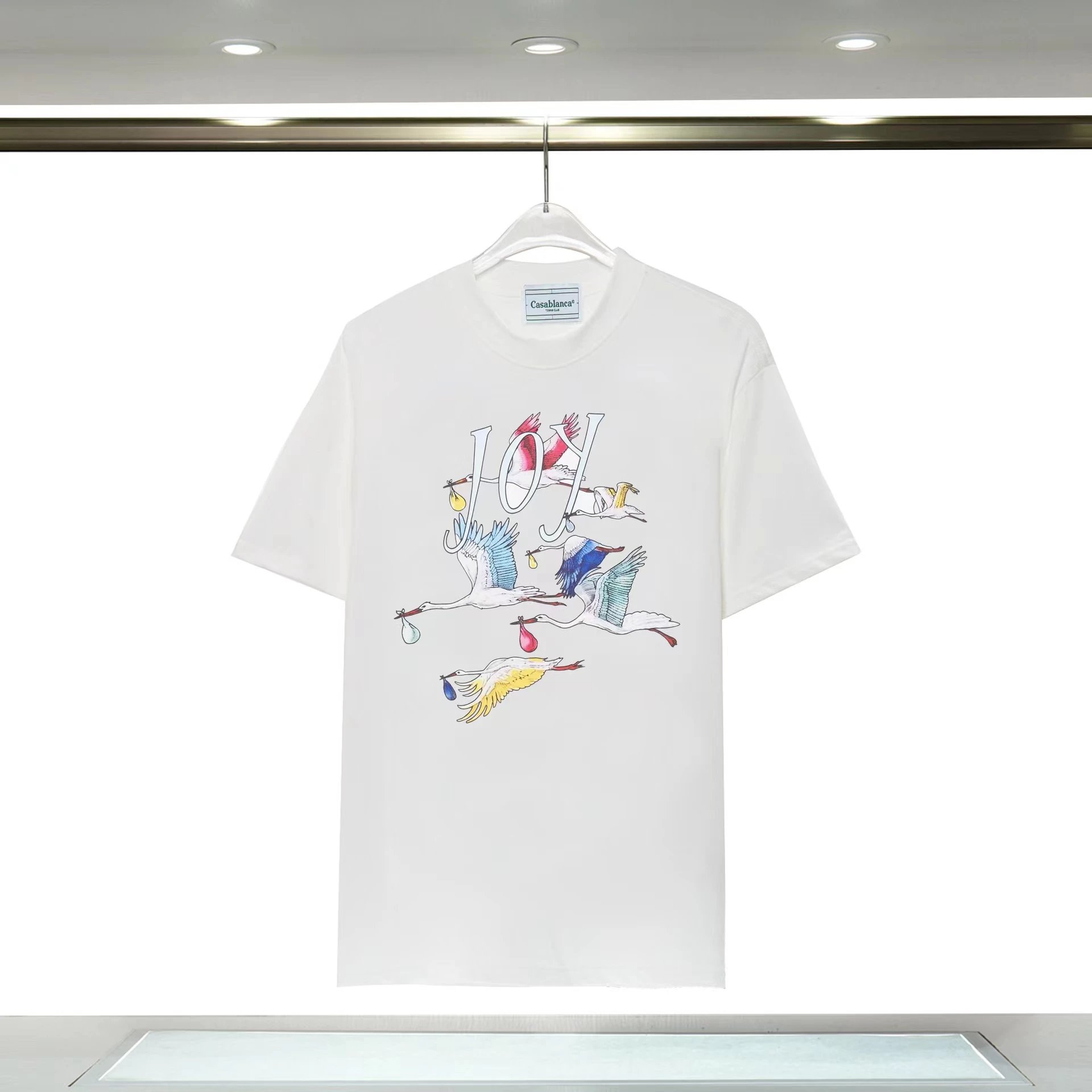 Casablanca T-Shirts Short-Sleeve Graphic T-Shirt — 1
