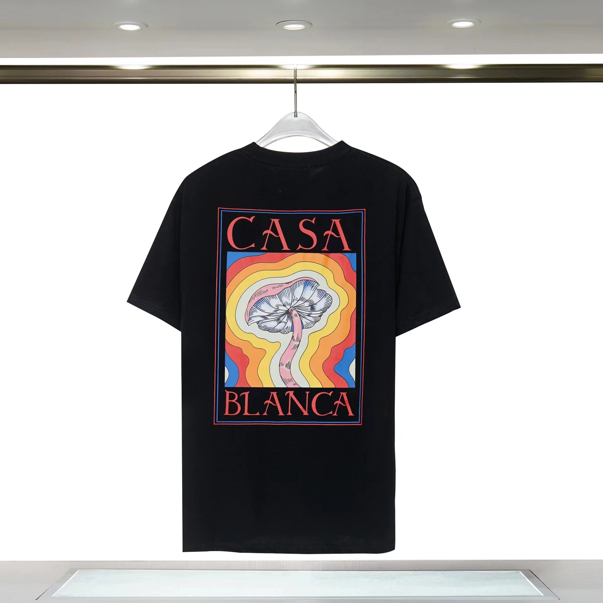Casablanca T-Shirts Short-Sleeve Graphic T-Shirt — 28