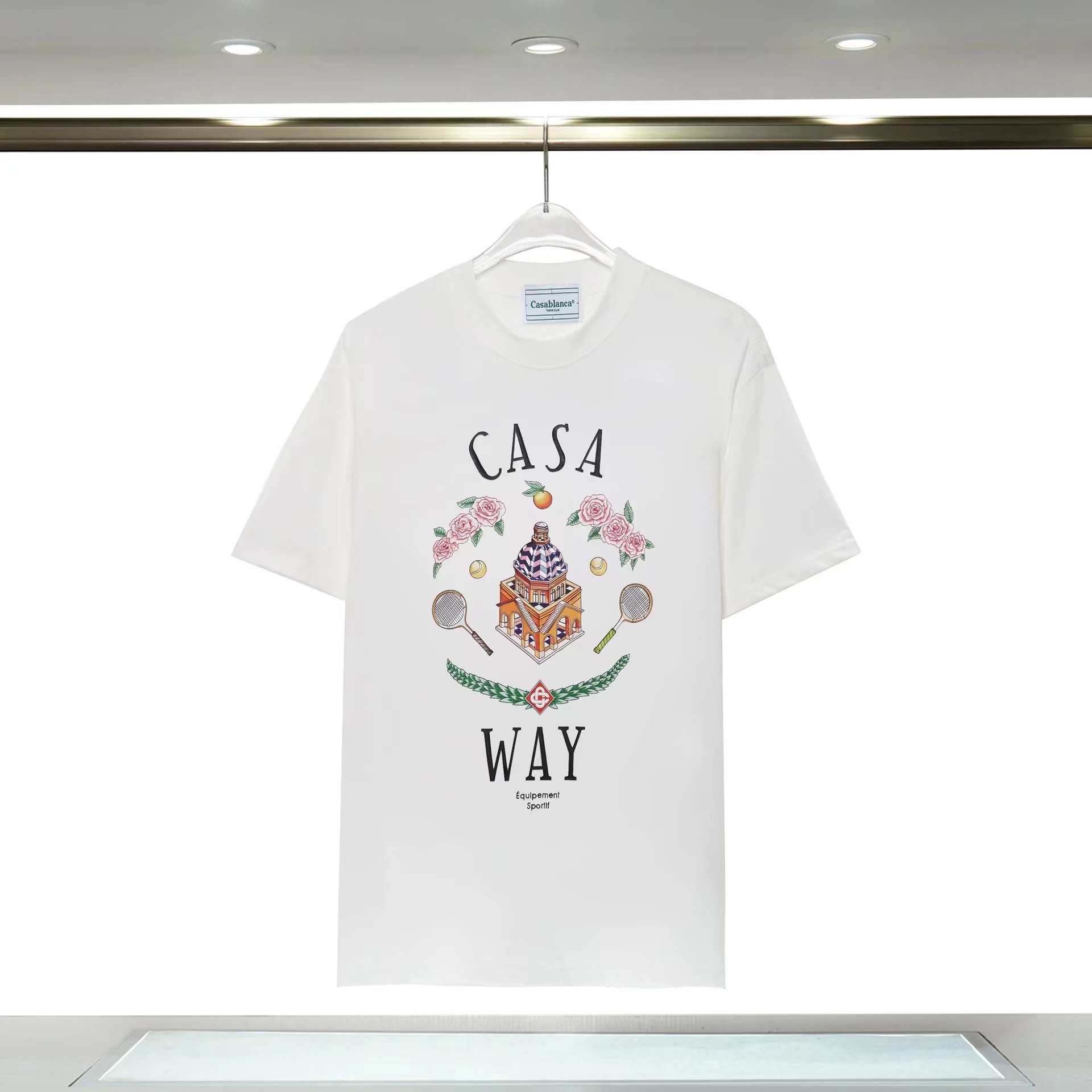 Casablanca T-Shirts Short-Sleeve Graphic T-Shirt — 26