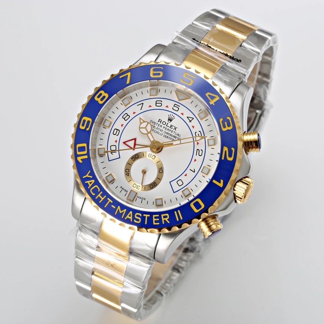 Rolex Yacht-Master II Blue and Gold Mechanical Watch - 11