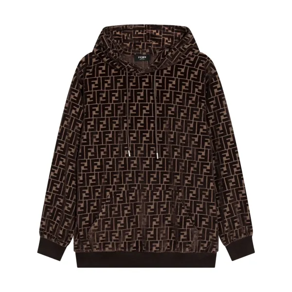 Fendi FF Logo Jacquard Sweater White - 13