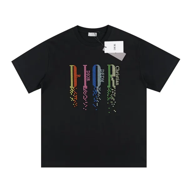 Dior CD Logo Light Blue T-Shirt - 15