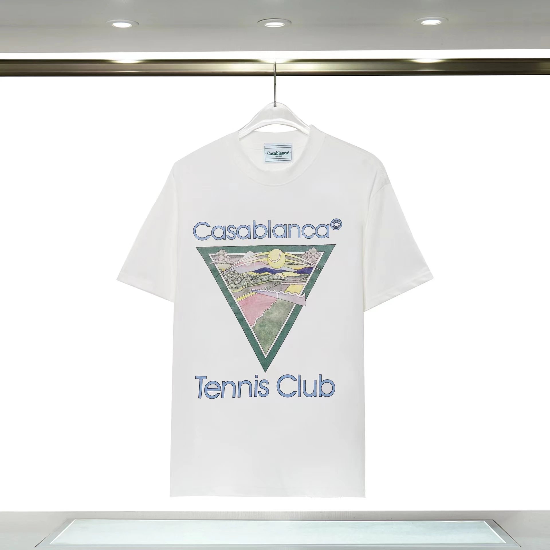 Casablanca T-Shirts Short-Sleeve Graphic T-Shirt — 10