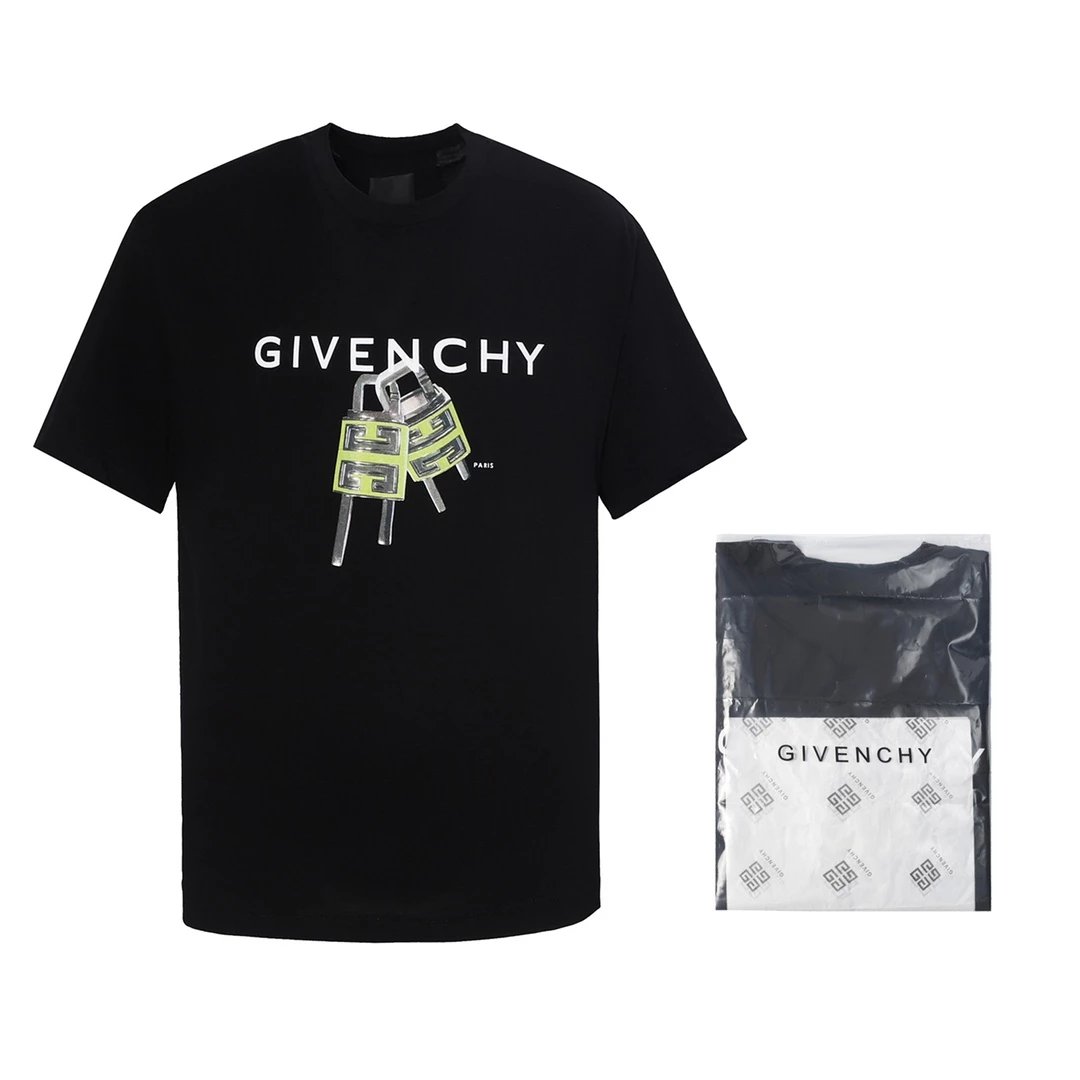 Givenchy Logo Print Washed Black T-Shirt - 13