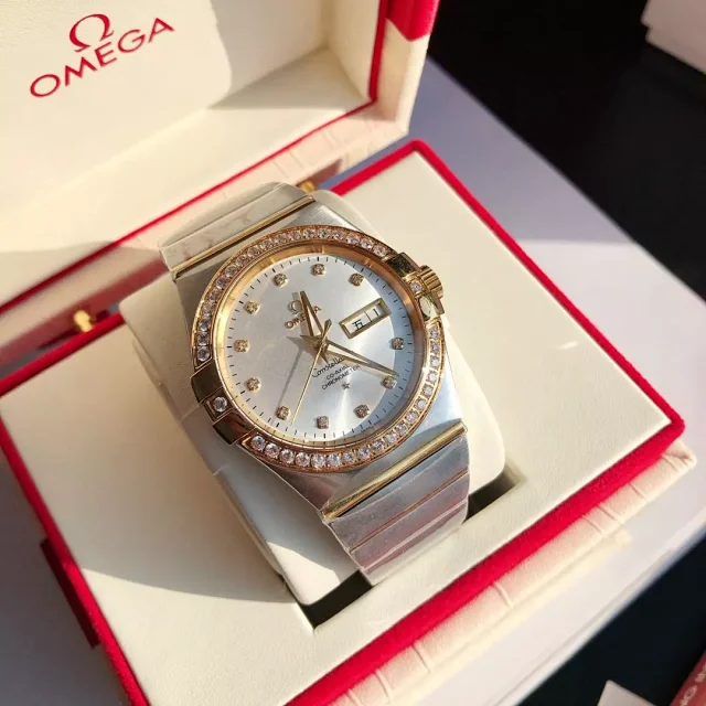 Omega Watches Constellation stainless steel bracelet watch product detail image 14