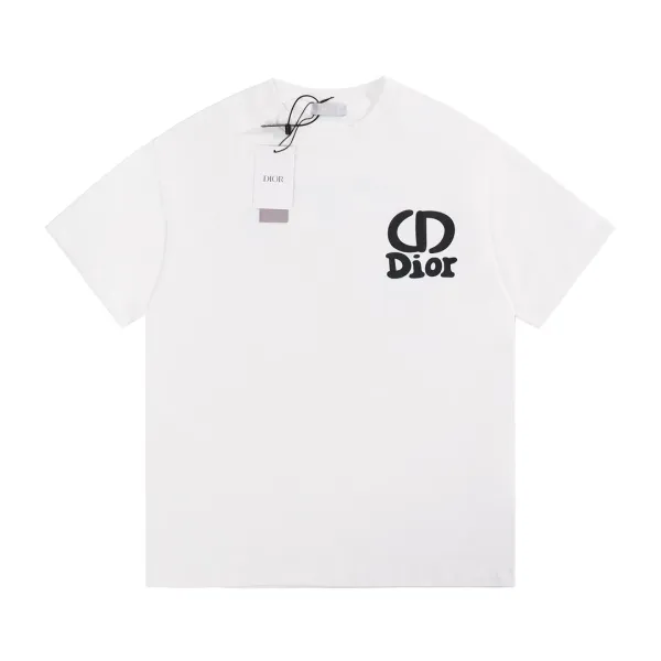 Dior CD Logo Light Blue T-Shirt - 13