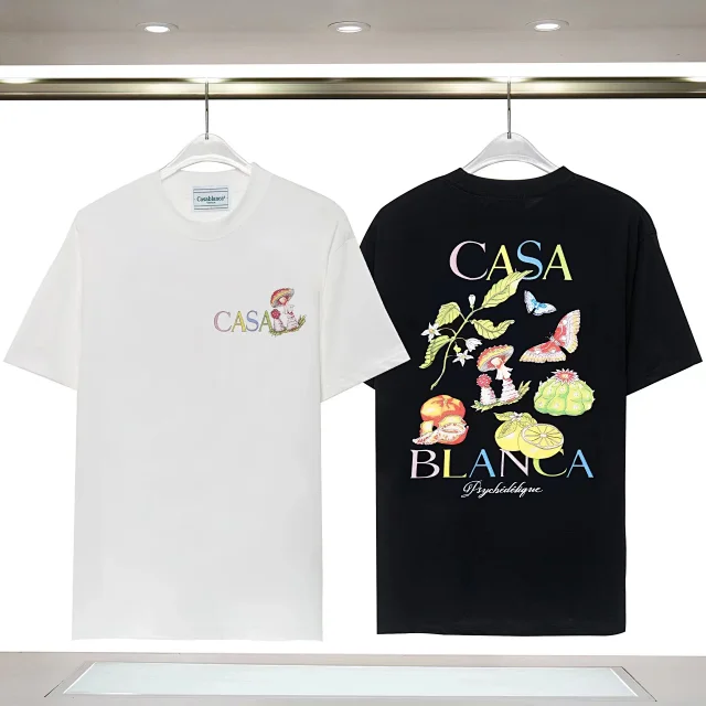 Casablanca T-Shirts Short-Sleeve Graphic T-Shirt product detail image 8