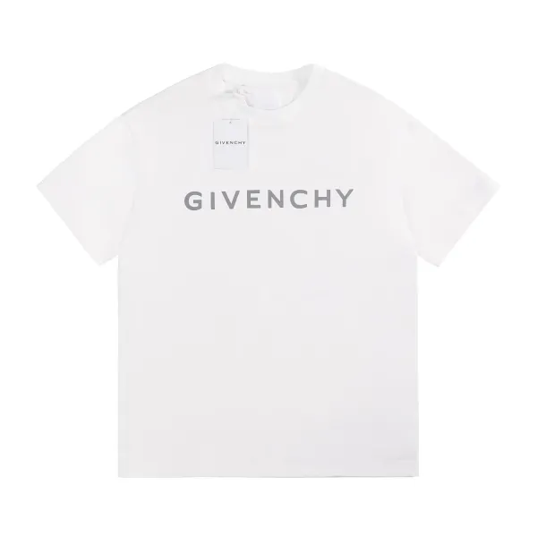 Givenchy Logo Print Washed Black T-Shirt - 12