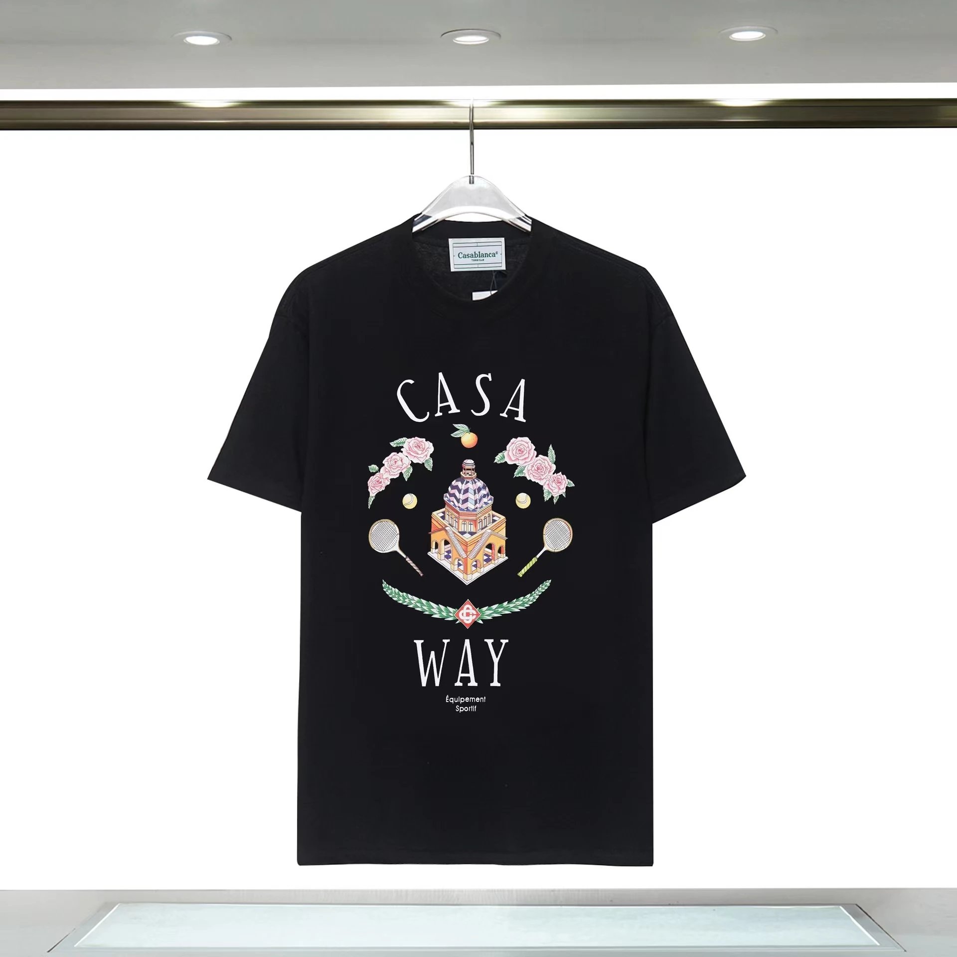 Casablanca T-Shirts Short-Sleeve Graphic T-Shirt — 27