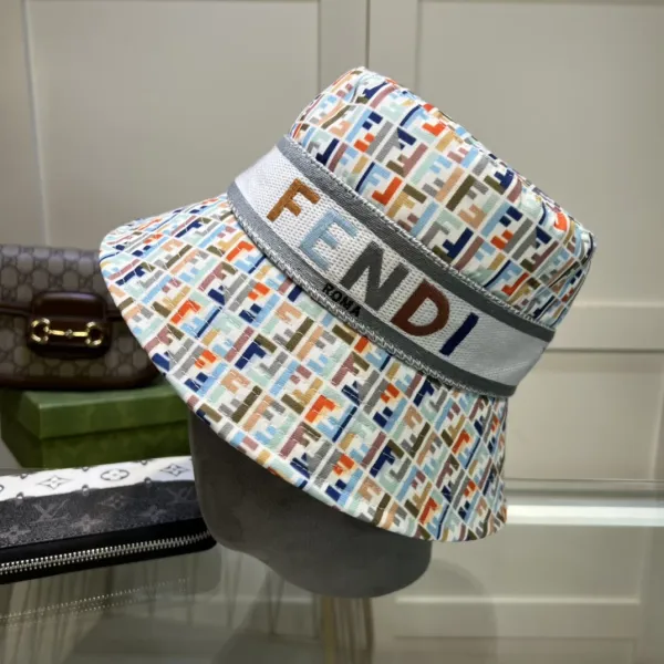 Fendi FF Monogram Baseball Cap Beige - 15