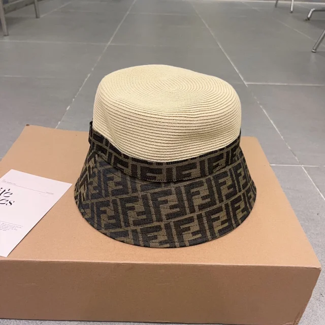 Fendi Hats FF monogram baseball cap product detail image 11