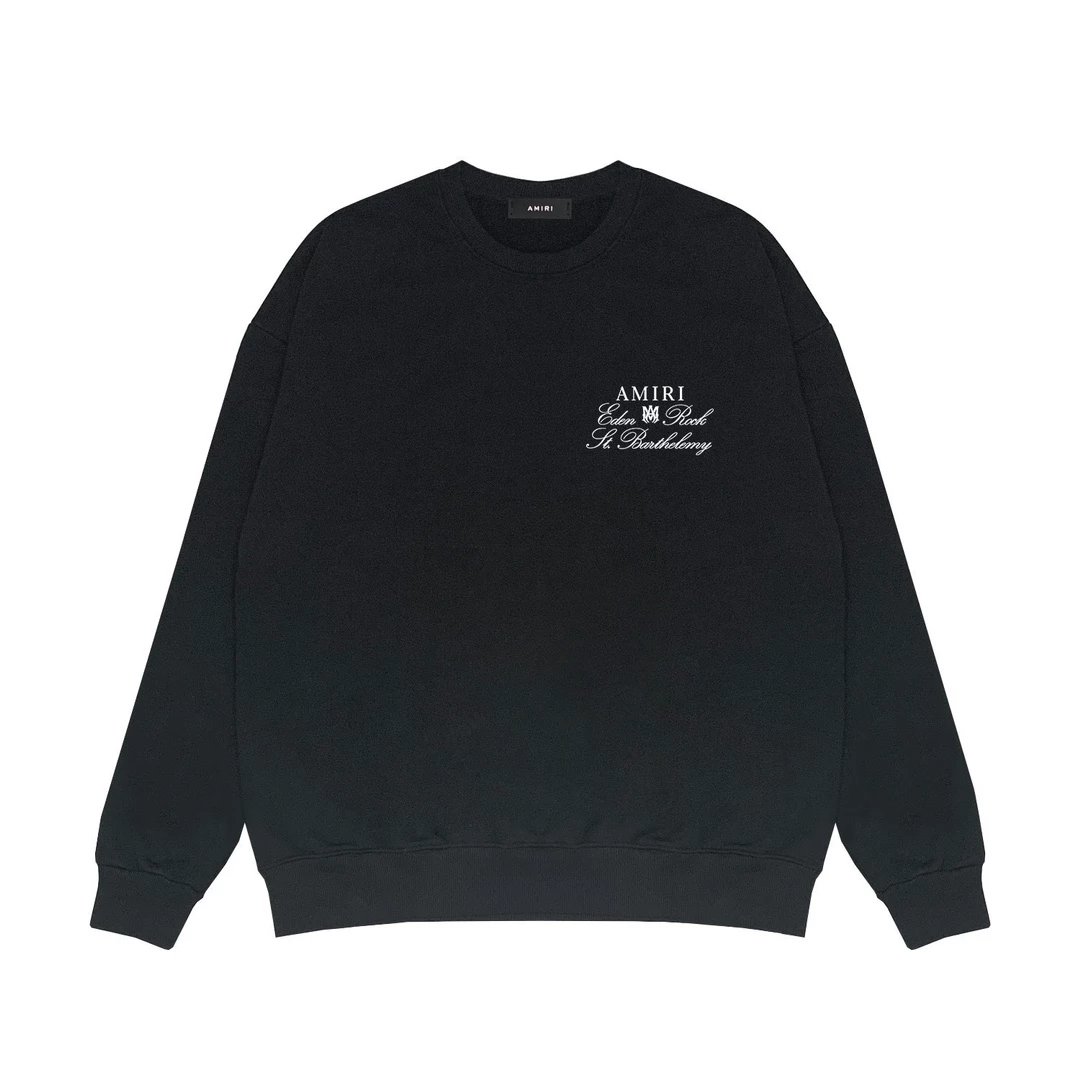 Amiri Dot Logo Crewneck Sweatshirt Black - 13