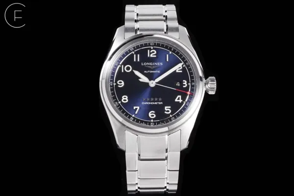 Longines Heritage Chronometer Blue Dial Mechanical Watch - 14