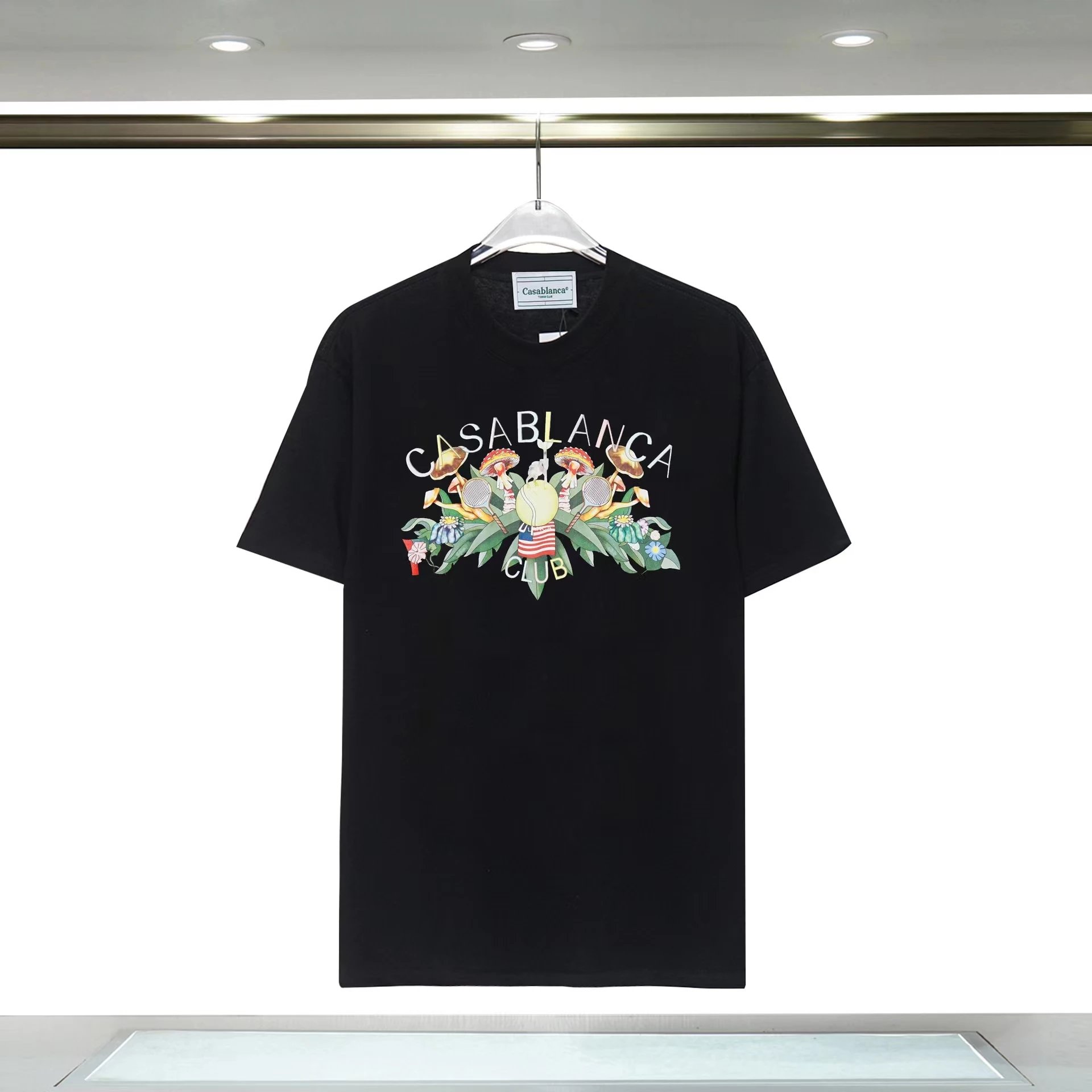 Casablanca T-Shirts Short-Sleeve Graphic T-Shirt — 5