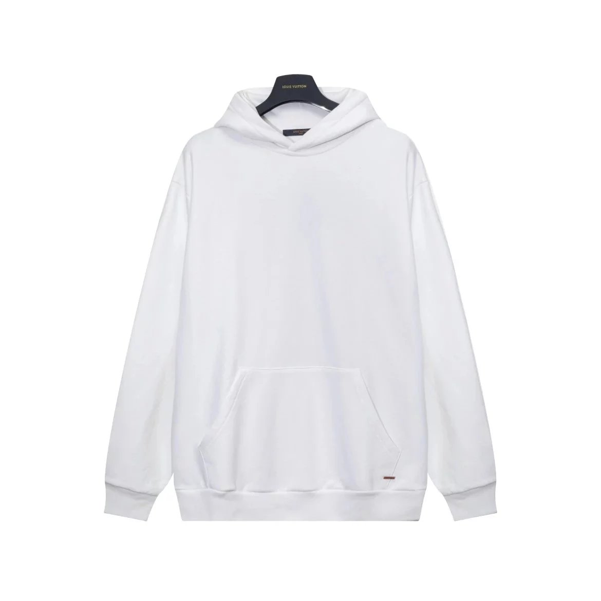 Louis Vuitton Eye Logo Embroidered Sweatshirt Beige Hoodie - 10