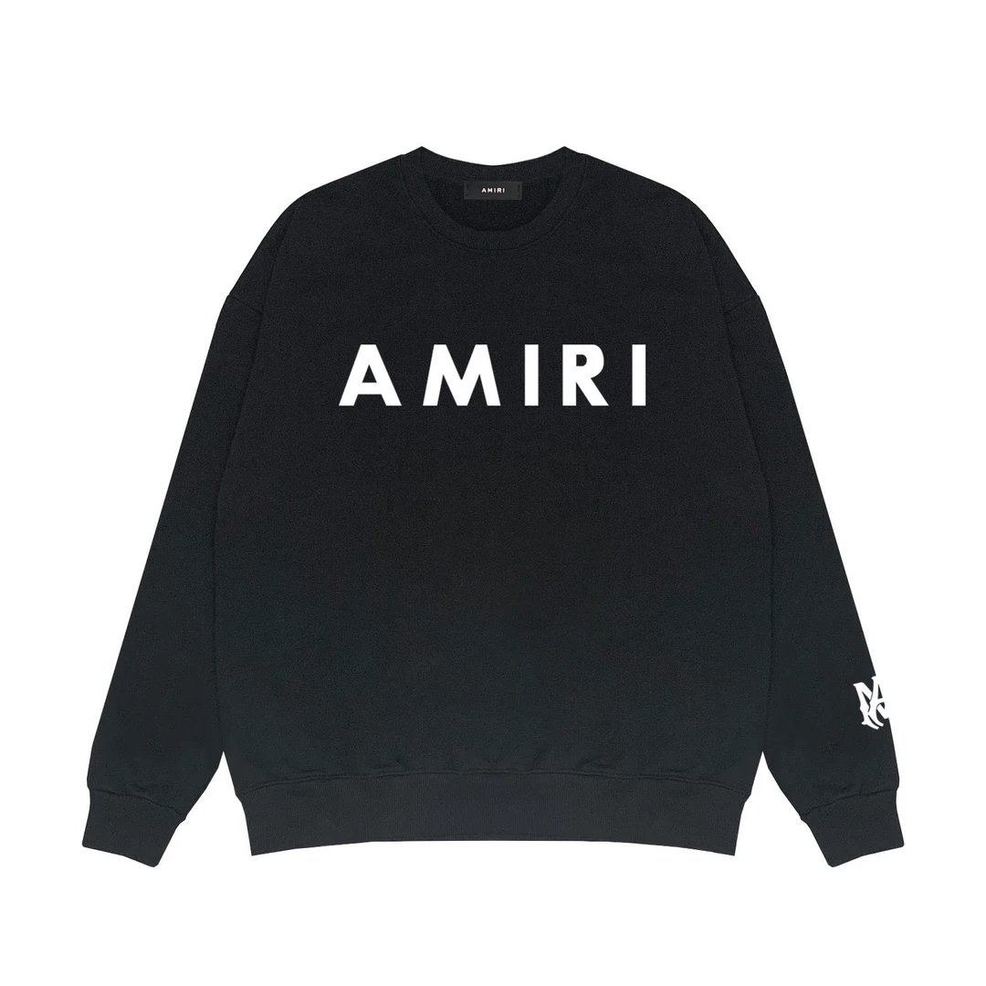Amiri Black Logo Cre