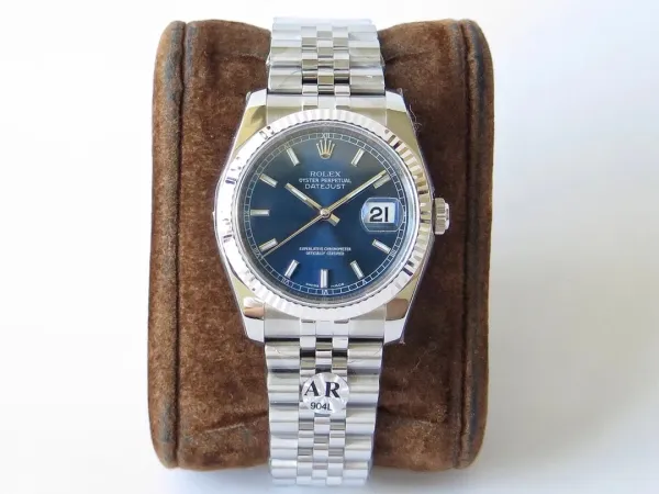 Rolex Day-Date II Rainbow Diamond Pave Mechanical Watch - 15