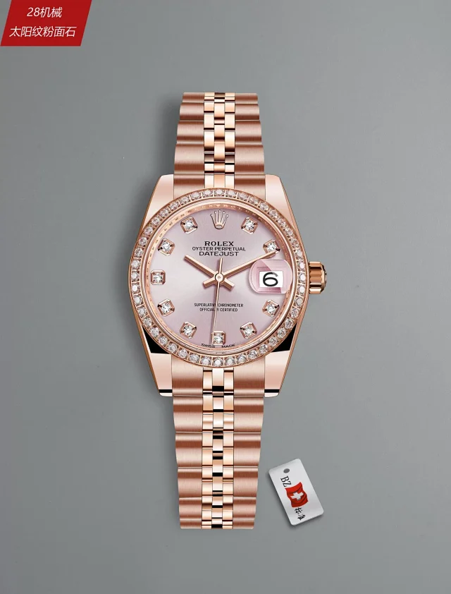 Rolex Watches Datejust diamond-dial date watch product detail image 12