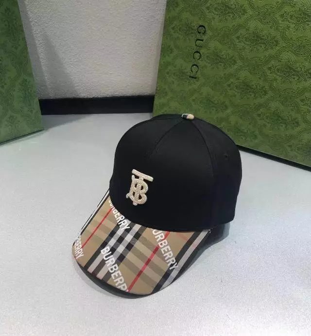 Burberry Monogram Baseball Cap White - 12