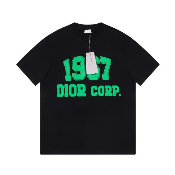 Dior CD Logo Light Blue T-Shirt - 12
