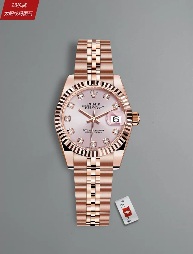 Rolex Watches Datejust diamond-dial date watch product detail image 13