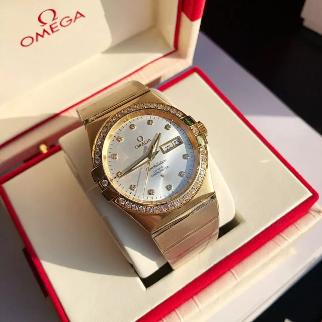 Omega Watches Constellation stainless steel bracelet watch product detail image 12