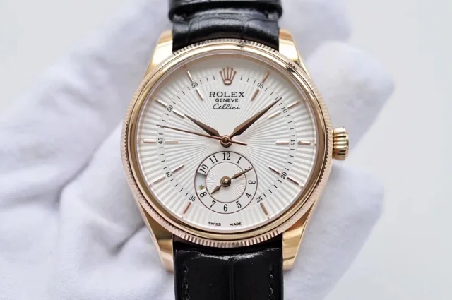 Rolex Watches Cellini Leather Strap Watch product detail image 10