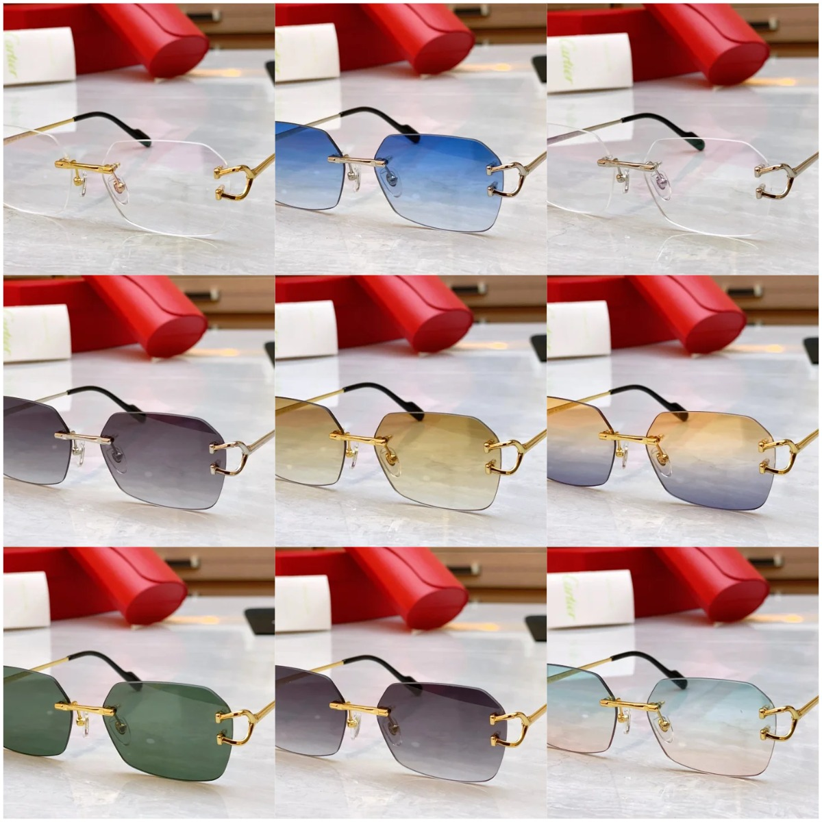 Cartier Rimless Sunglasses [37