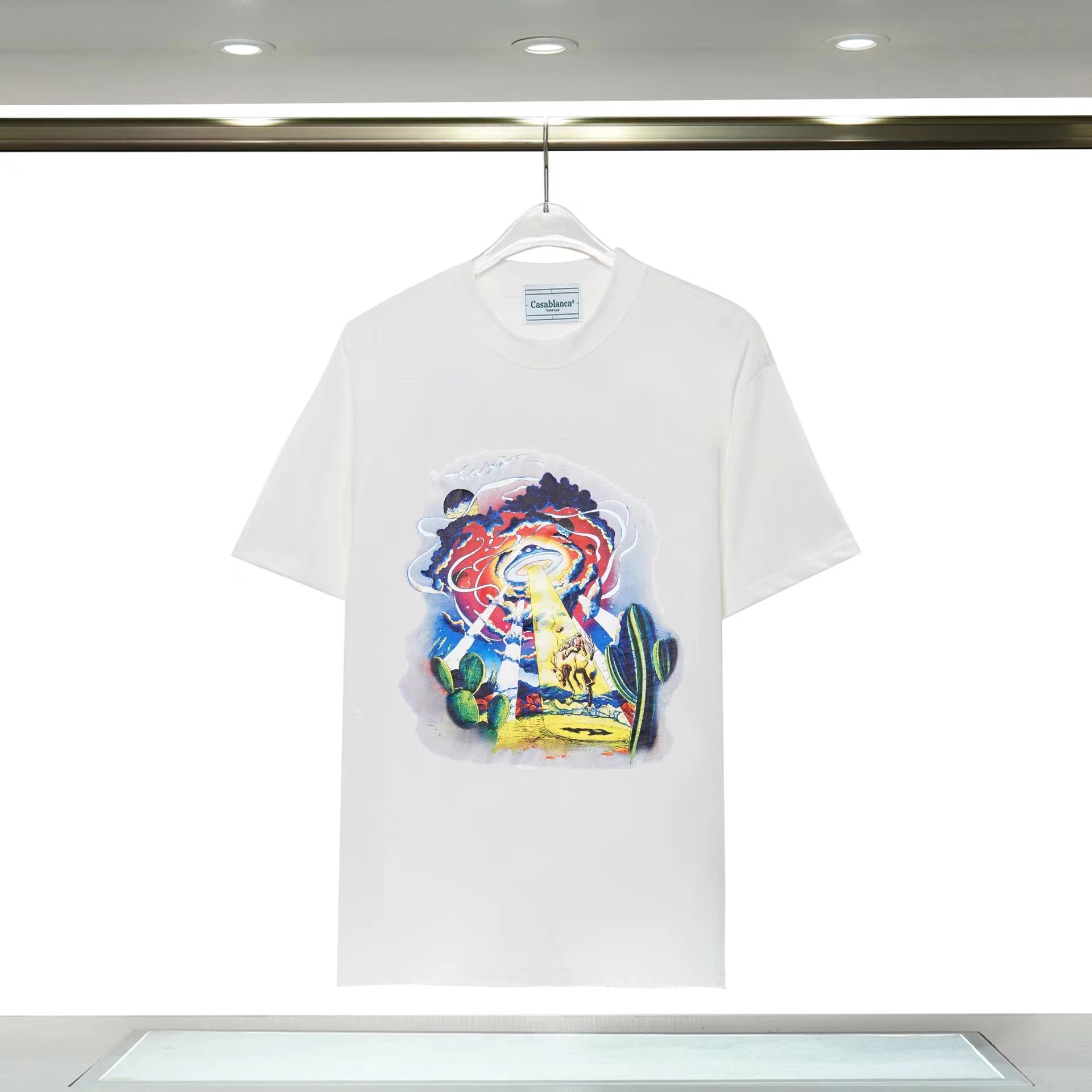 Casablanca T-Shirts Short-Sleeve Graphic T-Shirt — 20