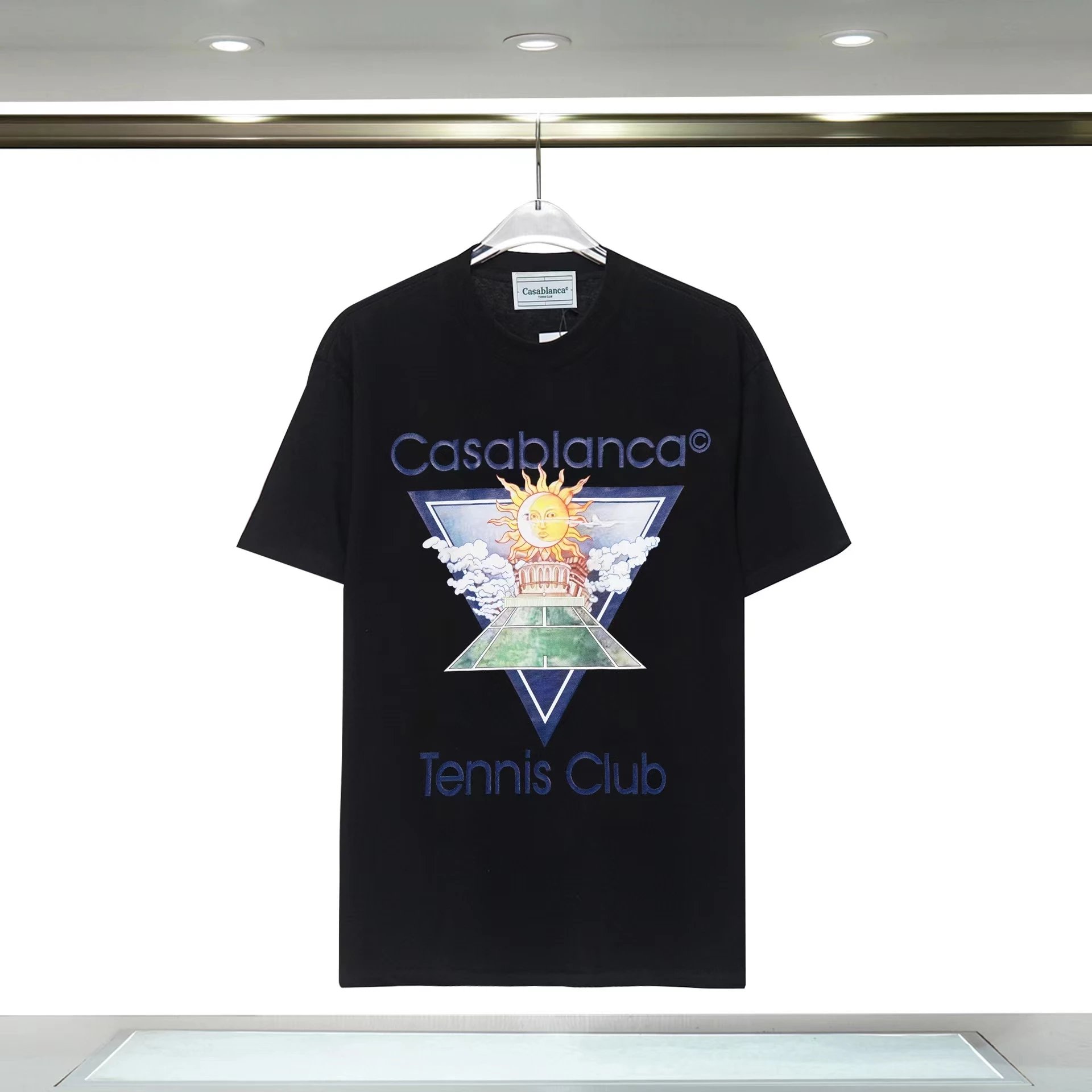 Casablanca T-Shirts Short-Sleeve Graphic T-Shirt — 37