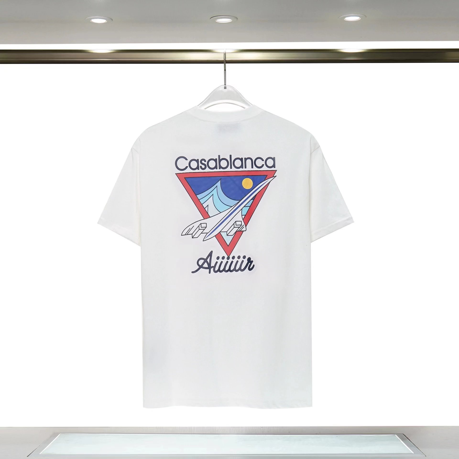 Casablanca T-Shirts Short-Sleeve Graphic T-Shirt — 40