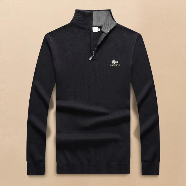 Lacoste Knitwear Crew-Neck Crocodile Logo Knit Sweater product detail image 10