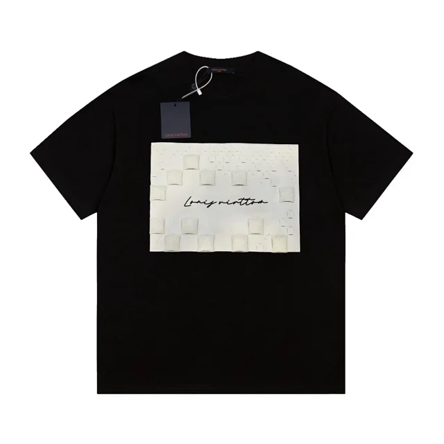 Louis Vuitton T-Shirts Short-Sleeve Graphic Print product detail image 10