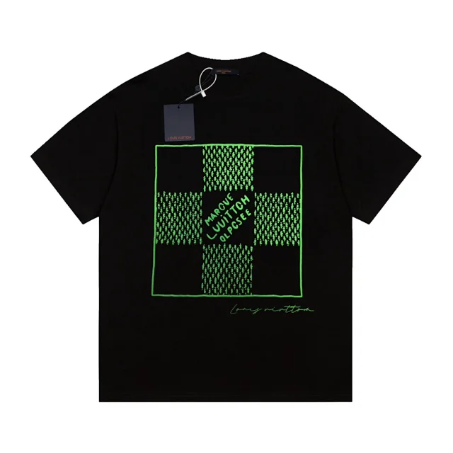 Louis Vuitton T-Shirts Short-Sleeve Graphic Print product detail image 13