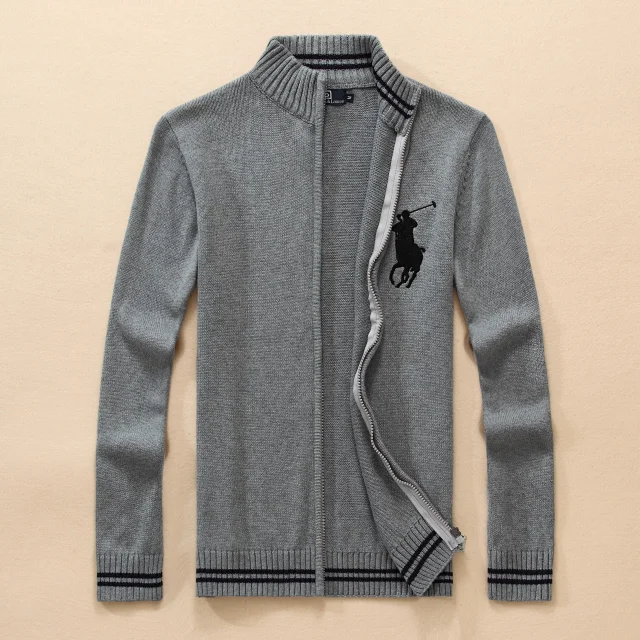 Polo Ralph Lauren Knitwear Quarter-Zip Striped Knit Sweater product detail image 10
