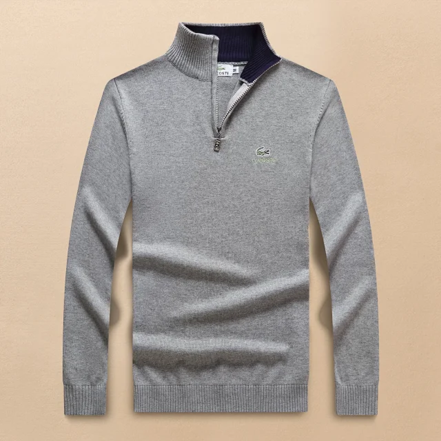 Lacoste Knitwear Crew-Neck Crocodile Logo Knit Sweater product detail image 13