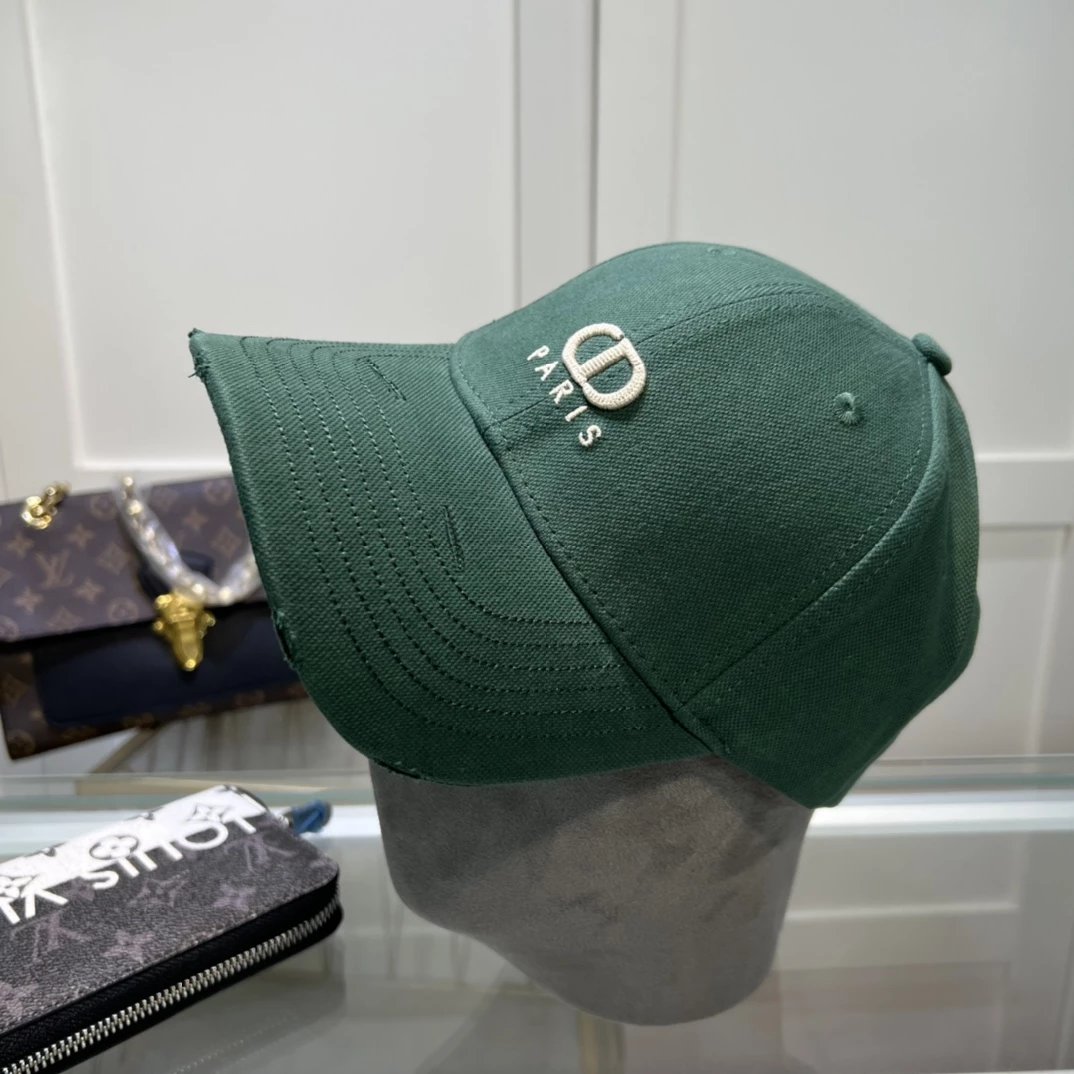 Dior Oblique Monogram Baseball Cap Navy and White - 14