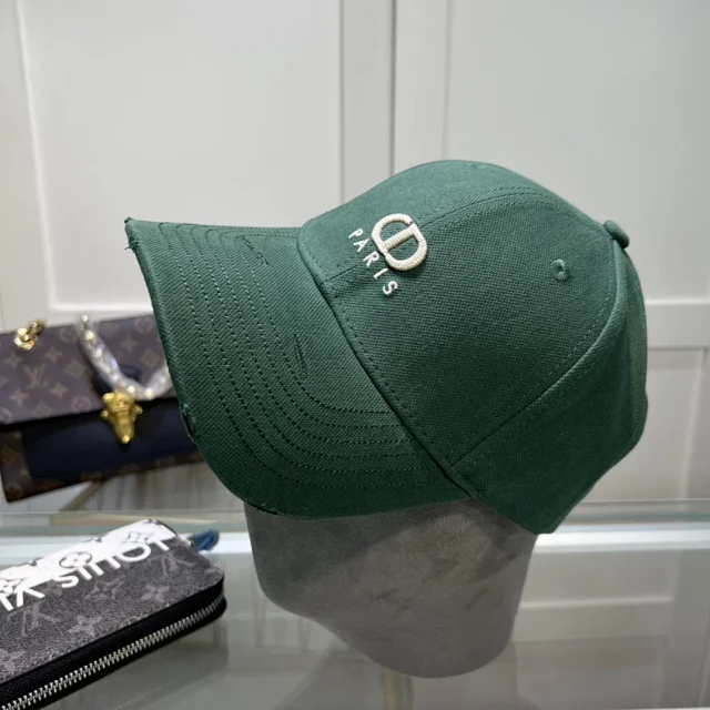 Dior Hats Oblique Monogram Embroidered Logo Baseball Cap product detail image 13