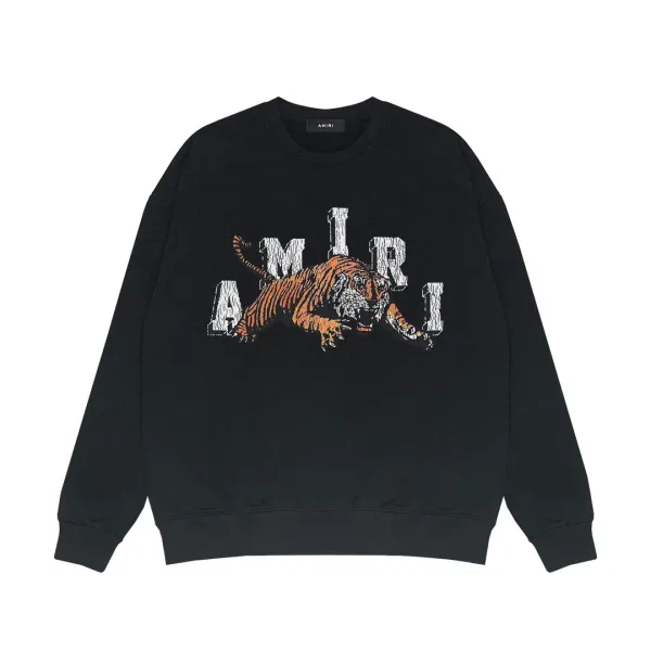 Amiri Dot Logo Crewneck Sweatshirt Black - 15