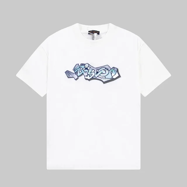 Louis Vuitton T-Shirts Short-Sleeve Graphic Print product detail image 10