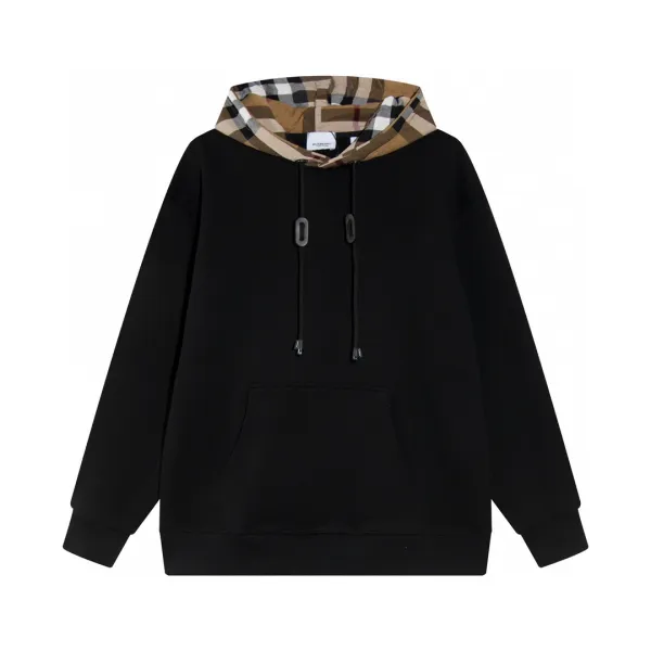 Burberry Laurel Wreath Embroidered Black Sweatshirt - 15