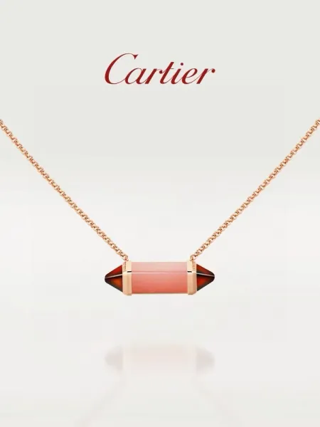 Cartier Panthère de Cartier White Gold Diamond and Tsavorite Garnet Necklace - 14