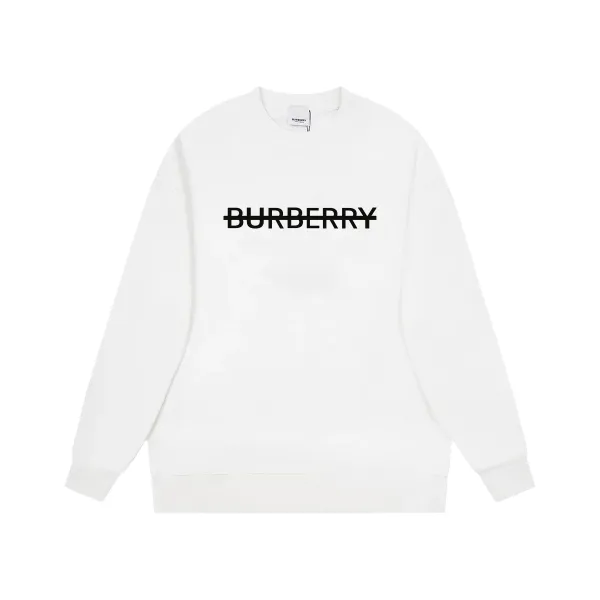 Burberry Laurel Wreath Embroidered Black Sweatshirt - 12