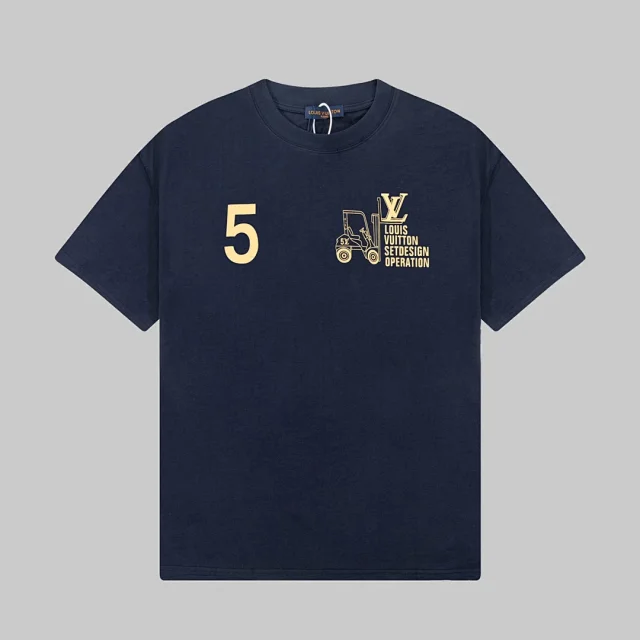 Louis Vuitton T-Shirts Short-Sleeve Graphic Print product detail image 13