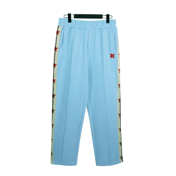 Palm Angels Track Pants Pink with Red Side Stripes Sweatpants - 10
