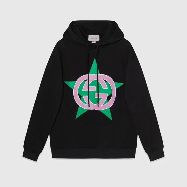 Gucci Hoodies & Sweatshirts Logo-Print Pullover Hoodie product detail image 12